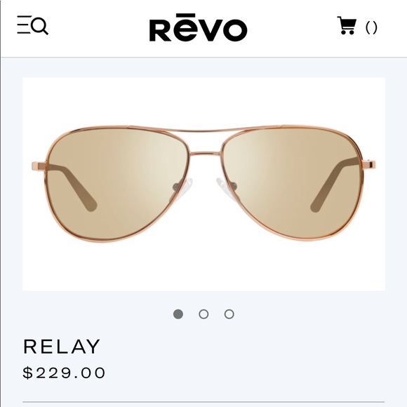 Revo Relay Rose Gold Sunglasses - Picture 1 of 6